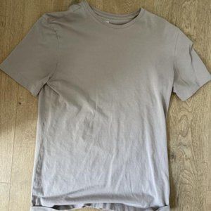 H&M Beige Slim-Fit T-Shirt